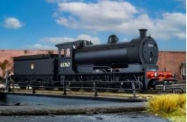 OR76J26002XS J26 Class 65767 BR Early Plain Black (DCC-Sound) OO Gauge